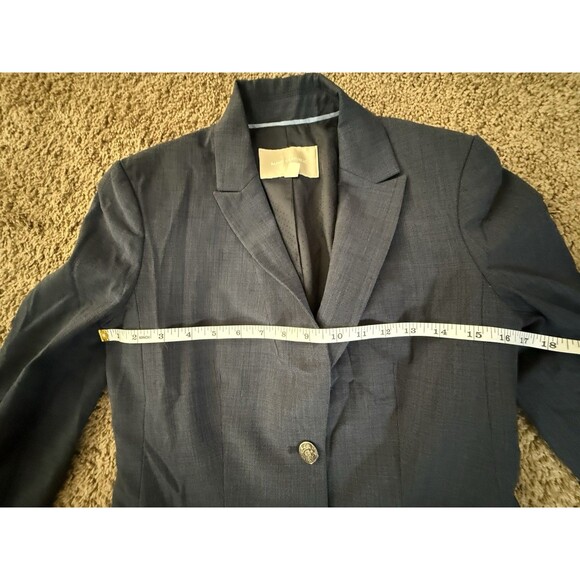 Banana Republic Blazer Women’s Size 2 Classic Suit Jacket Navy Blue - Picture 6 of 13